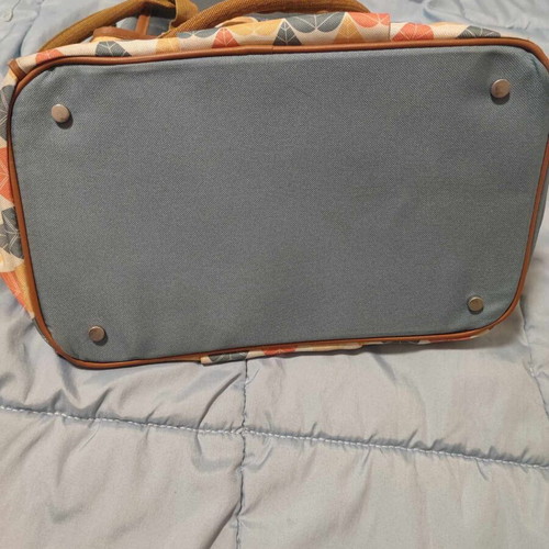Babymoov shoulder/hand changing bag used 55x45 cm blue multicolor