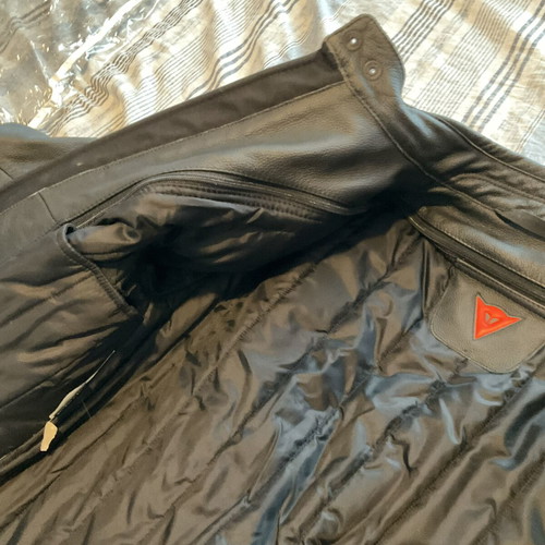 Dainese leather full reinforced jacket unisex new size 46 (S-M)
