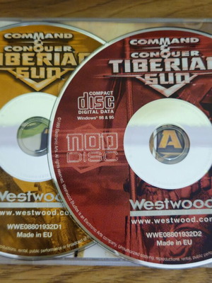 Command & Conquer: Tiberian Sun PC game, 2 CD-ROMs, 1999