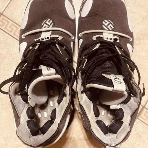 Adidas shoes like new, black and white, size US 13 / EU 48