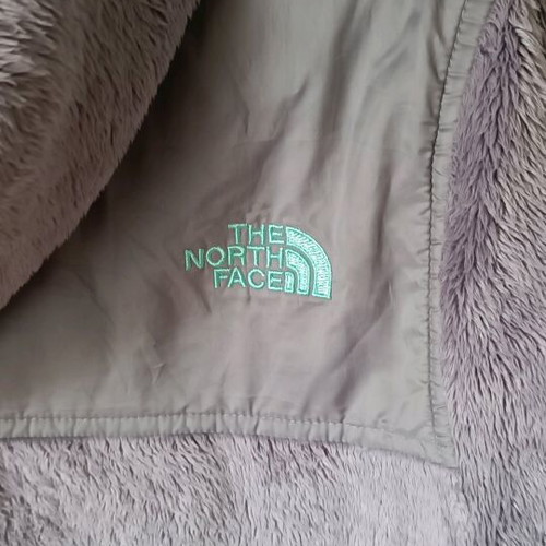 The North Face women's zip hoodie like new, gray and turquoise, XS/S