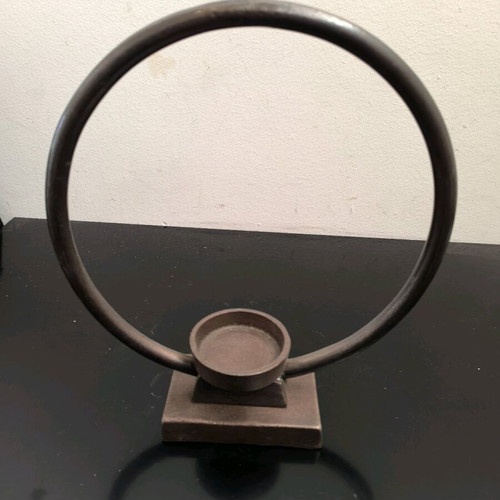 Indian decorative metal candle or tealight holder used