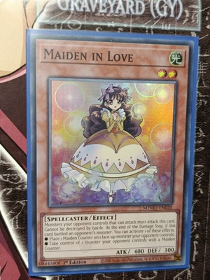 maiden in love yugioh card MZMU-EN020 Yu-Gi-Oh! Favorite Card: Maiden in Love