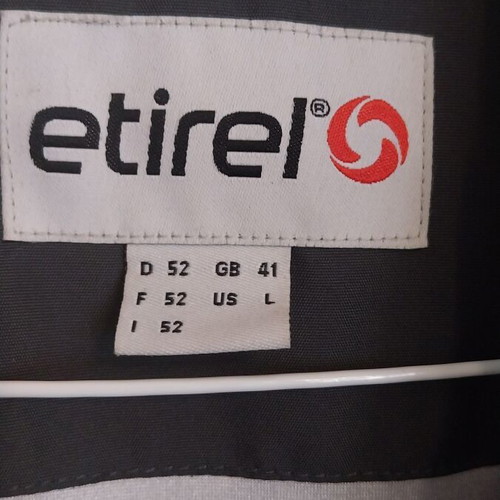 Etirel men's jacket used, gray and yellow, size L