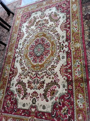 Handmade wool rug Macedonian weaving like new 1950