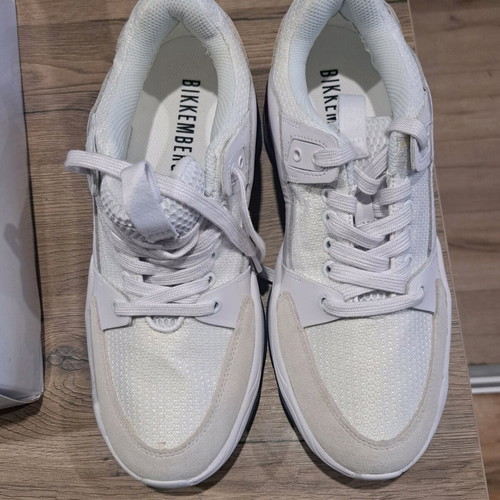 Bikkemberg men's sneakers new, white, size 42