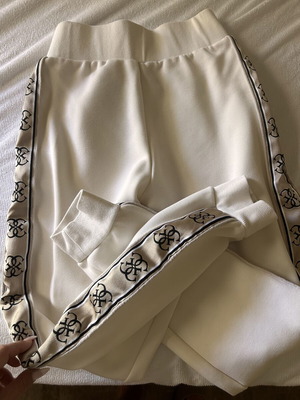 Guess tracksuit pants, beige and brown, XS