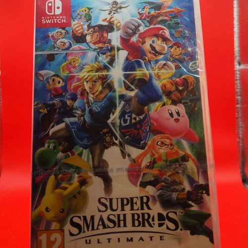 Super Smash Bros. Ultimate Nintendo Switch game, factory sealed