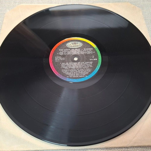 Hammer Too Legit To Quit 2XLP used, hip-hop