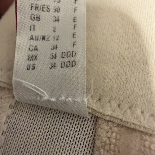 Strapless bra Triumph 75D used, beige
