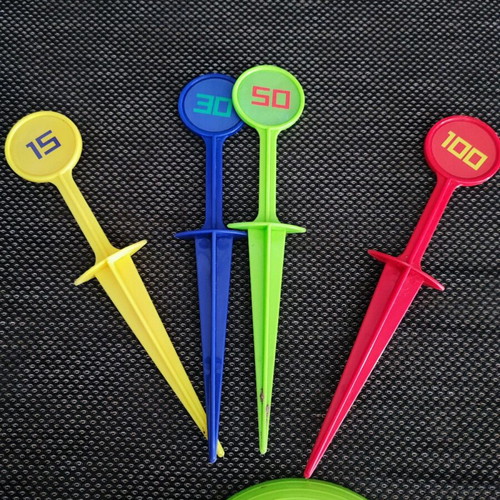 Outdoor game with points and rings like new