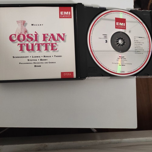 Cosi Fan Tutte CD by Mozart like new, classical music, set of 3