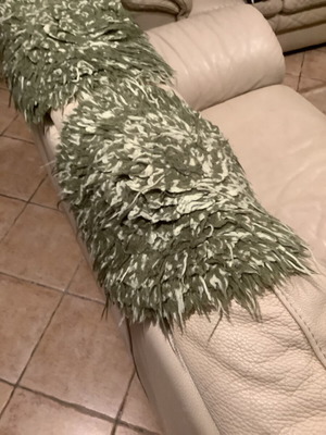 Acrylic chair cushions like new, warm winter, diameter 40cm