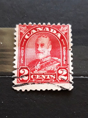 Γραμματόσημο Canada 1930 2c King George κόκκινο σαν καινούργιο