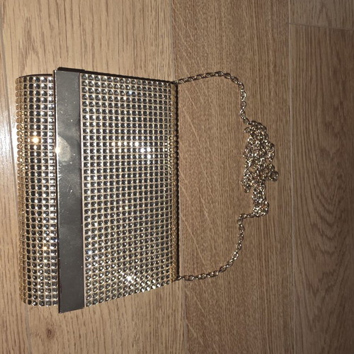 Verde gold handbag like new with strap