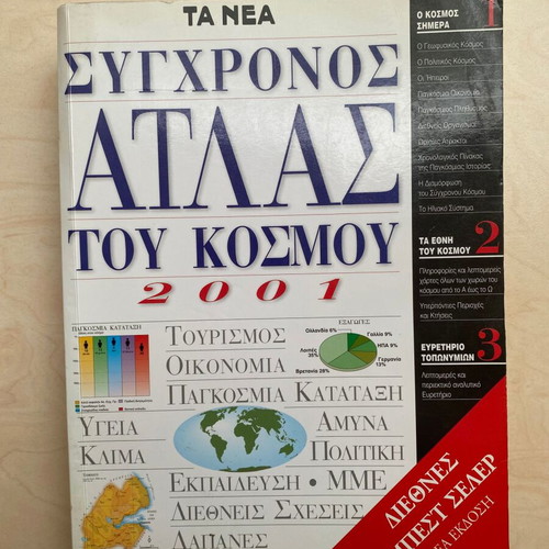 Modern World Atlas 2001 like new