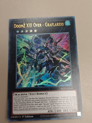 Doomz XIII Over Graflareio ultra rare new Yu-Gi-Oh! card