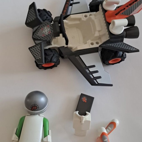 Playmobil Top Agents vehicle and driver like new