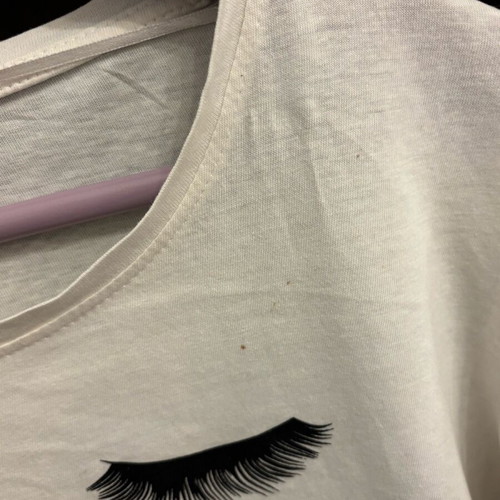T-Shirt Pink Woman μεταχειρισμένο, μέγεθος XL, με στάμπα