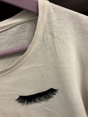 T-Shirt Pink Woman μεταχειρισμένο, μέγεθος XL, με στάμπα