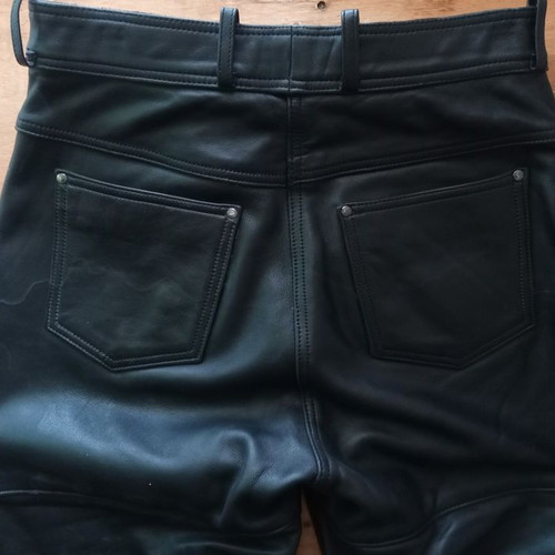 Hein Gericke leather motorcycle pants used, size 40
