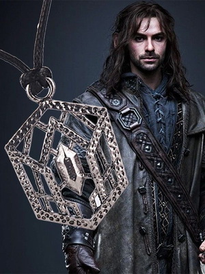The Hobbit Kili Necklace pendant Lord of the Rings like new