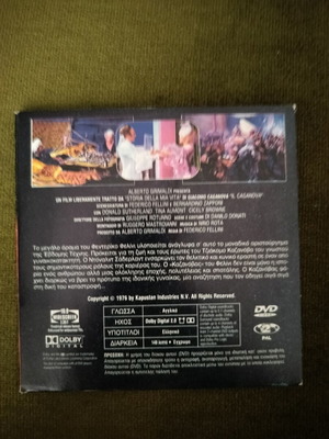 Casanova DVD with subtitles, adventure romantic social film