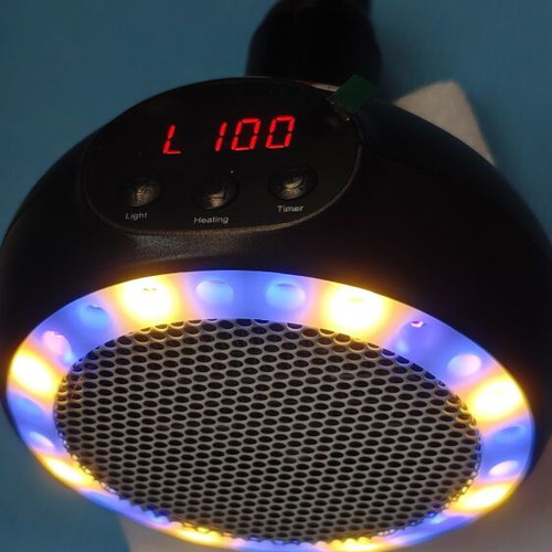 Heating lamp for reptiles with UVA/UVB and timer new