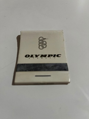 Olympic Airways matchbox used
