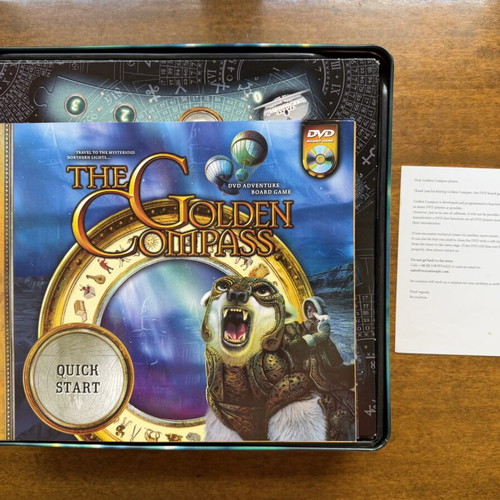 The Golden Compass DVD board game like new