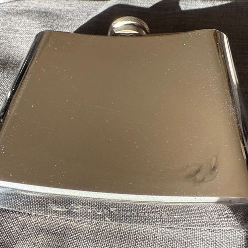 Harley Davidson 5oz stainless steel flask used