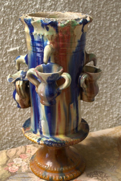 An antique ceramic vase,  Italy
