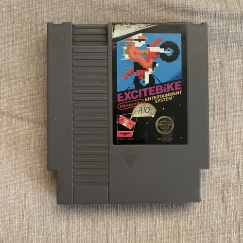 Excitebike Nintendo NES NTSC American game