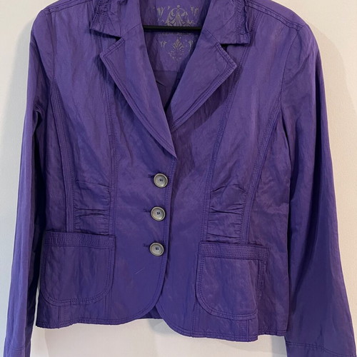 Gerry Weber blazer purple with crash-optik