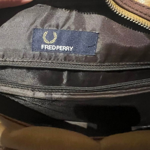Fred Perry Messenger Shoulder Bag like new, beige and brown
