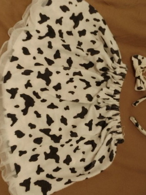 Cow carnival costume for baby like new, three pieces