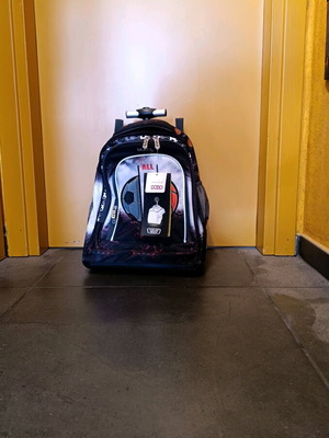 Trolley school bag for primary Polo with all games theme new