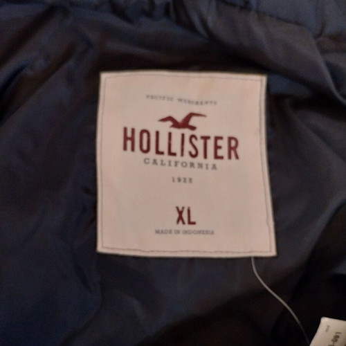 Hollister men's jacket blue XL like new