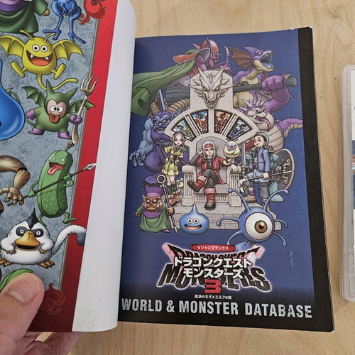 Dragon Quest Monsters 3 Nintendo Switch like new with collectible strategy guide