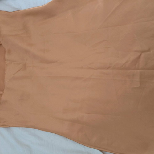 Satin nightgowns like new, size large, set with blue, black, orange and gold