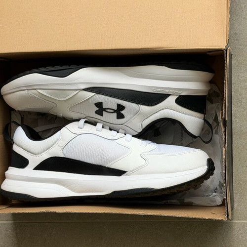 Under Armour Charged Edge athletic shoes new, size 45, white