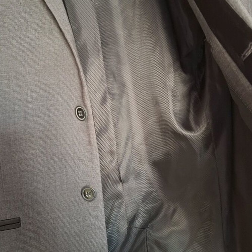 H&M men's jacket modern, like new, anthracite size 44 slim fit