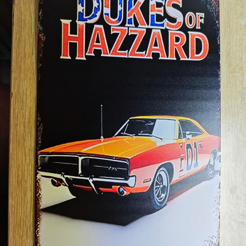 Metal decorative sign Dukes of Hazzard General Lee 01 like new