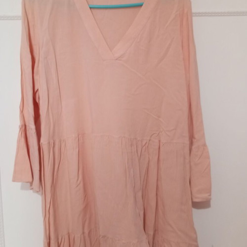 Summer dress like new, light salmon color, size M