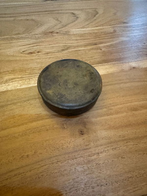Vintage metal box used