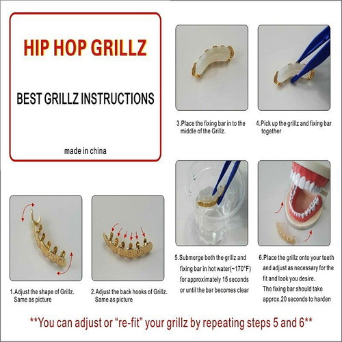 Grillz Bling Bling set new with stones, upper and lower