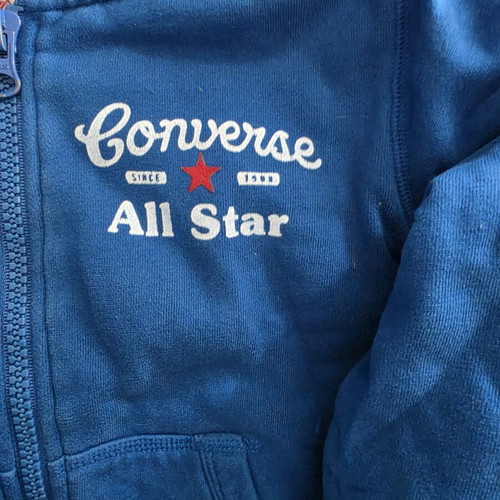 Converse hoodie size 4/5 used, blue