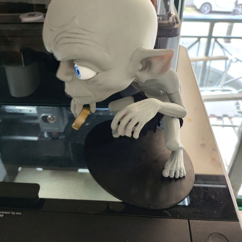 Gollum and His Precious 3D print in PLA made to order