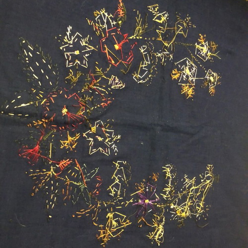 Vintage handmade embroidery new, very unique and rare