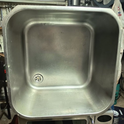 Professional stainless steel sink used